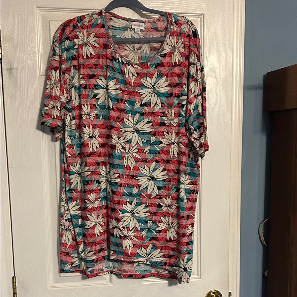LuLaRoe Multicolor Floral Top